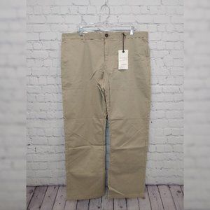 NWT 7 Diamonds Straight Fit Mens Khaki Pant 36x30